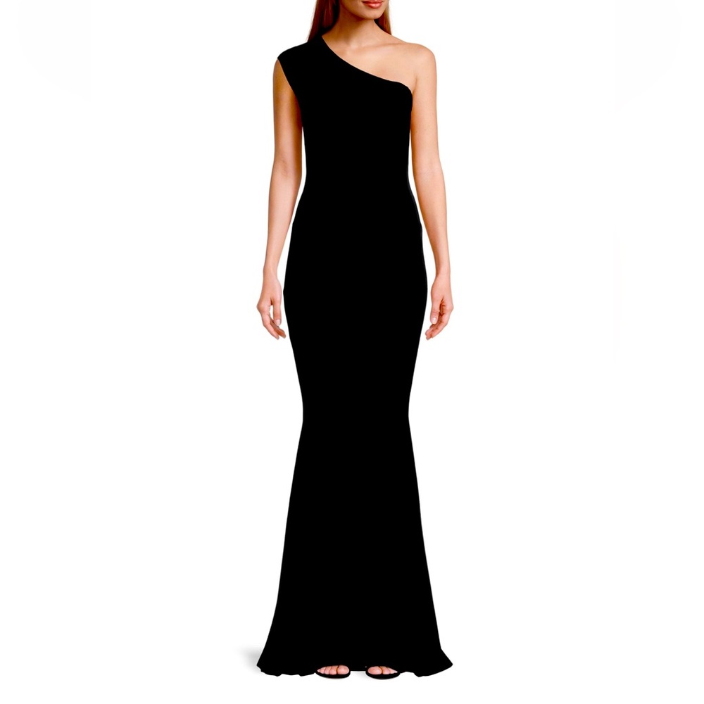 Norma Kamali One Shoulder Fishtail Gown - extremely flattering